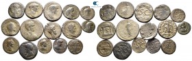 Lot of ca. 15 roman provincial bronze coins / SOLD AS SEEN, NO RETURN!nearly very fine