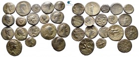 Lot of ca. 18 roman provincial bronze coins / SOLD AS SEEN, NO RETURN!very fine