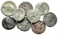 Lot of ca. 9 roman bronze coins / SOLD AS SEEN, NO RETURN!fine