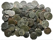 Lot of ca. 100 roman bronze coins / SOLD AS SEEN, NO RETURN!very fine