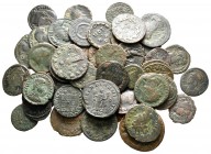 Lot of ca. 50 roman bronze coins / SOLD AS SEEN, NO RETURN!very fine