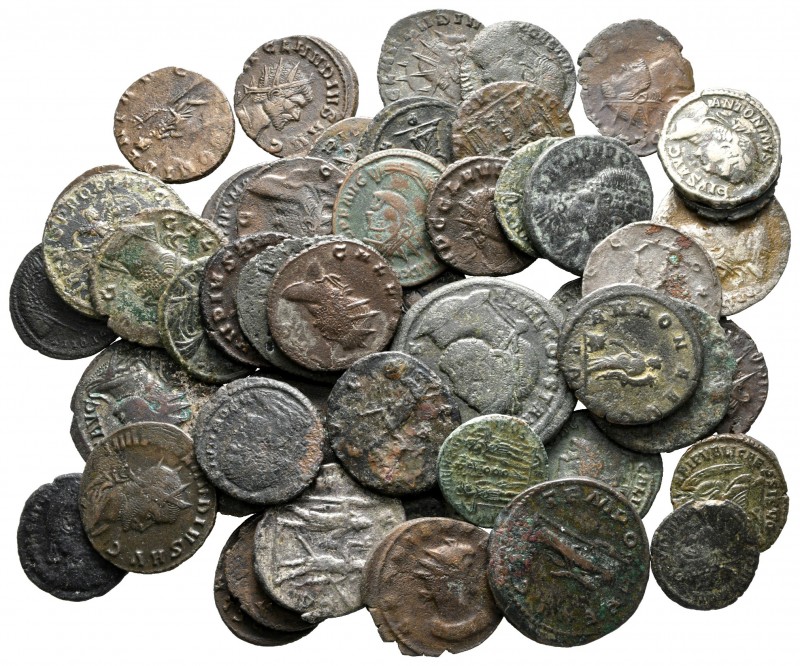 Lot of ca. 50 ancient bronze coins / SOLD AS SEEN, NO RETURN!

very fine