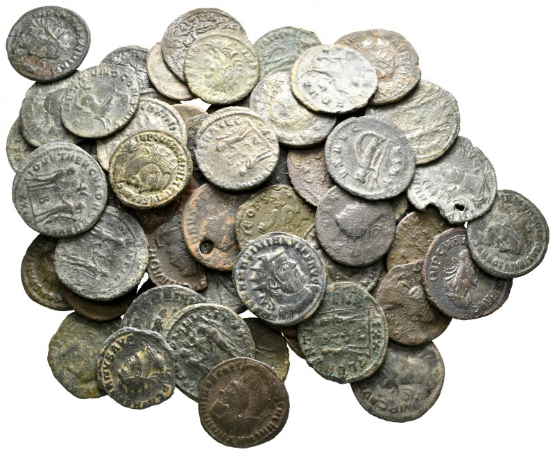 Lot of ca. 60 roman bronze coins / SOLD AS SEEN, NO RETURN!

nearly very fine