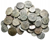 Lot of ca. 55 roman bronze coins / SOLD AS SEEN, NO RETURN!very fine