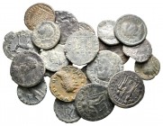 Lot of ca. 22 roman bronze coins / SOLD AS SEEN, NO RETURN!very fine