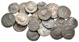 Lot of ca. 22 roman bronze coins / SOLD AS SEEN, NO RETURN!very fine