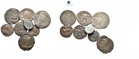 Lot of ca. 8 roman bronze coins / SOLD AS SEEN, NO RETURN!very fine
