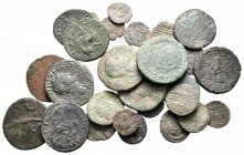 Lot of ca. 29 roman bronze coins / SOLD AS SEEN, NO RETURN!very fine