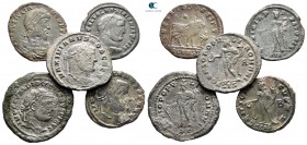 Lot of ca. 5 roman bronze coins / SOLD AS SEEN, NO RETURN!very fine