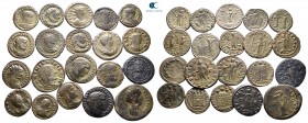 Lot of ca. 20 roman bronze coins / SOLD AS SEEN, NO RETURN!very fine