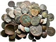 Lot of ca. 100 ancient bronze coins / SOLD AS SEEN, NO RETURN!nearly very fine