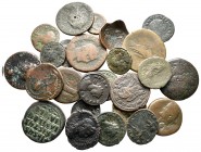 Lot of ca. 25 ancient bronze coins / SOLD AS SEEN, NO RETURN!nearly very fine