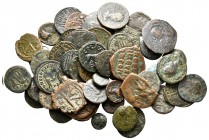 Lot of ca. 50 ancient bronze coins / SOLD AS SEEN, NO RETURN!very fine