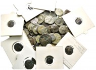 Lot of ca. 100 ancient bronze coins / SOLD AS SEEN, NO RETURN!nearly very fine
