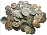 Lot of ca. 50 ancient bronze coins / SOLD AS SEEN, NO RETURN!very fine