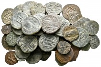 Lot of ca. 63 byzantine bronze coins / SOLD AS SEEN, NO RETURN!very fine