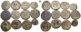 Lot of ca. 12 byzantine bronze coins / SOLD AS SEEN, NO RETURN!nearly very fine