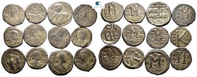 Lot of ca. 12 byzantine bronze coins / SOLD AS SEEN, NO RETURN!very fine