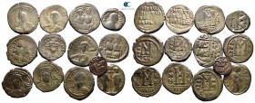 Lot of ca. 13 byzantine bronze coins / SOLD AS SEEN, NO RETURN!very fine