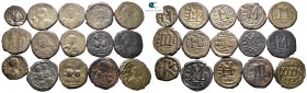 Lot of ca. 15 byzantine bronze coins / SOLD AS SEEN, NO RETURN!very fine