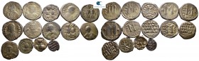 Lot of ca. 14 byzantine bronze coins / SOLD AS SEEN, NO RETURN!very fine