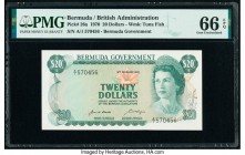 Bermuda Bermuda Government 20 Dollars 6.2.1970 Pick 26a PMG Gem Uncirculated 66 EPQ. 

HID09801242017

© 2020 Heritage Auctions | All Rights Reserve