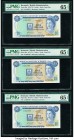 Bermuda Monetary Authority 1 Dollar 1.12.1976 Pick 28a Three Consecutive Examples PMG Gem Uncirculated 65 EPQ (3). 

HID09801242017

© 2020 Heritage A...