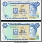 Bermuda Monetary Authority 1 Dollar 1975-76 Pick 28a* Two Replacement Examples Choice Very Fine-About Uncirculated. 

HID09801242017

© 2020 Heritage ...