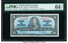 Canada Bank of Canada $5 2.1.1937 Pick 60c BC-23c PMG Choice Uncirculated 64 EPQ. 

HID09801242017

© 2020 Heritage Auctions | All Rights Reserve