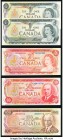 Canada Bank of Canada $1 1973 BC-46a-i (2); $2 1974 BC-47a; $50 1975 BC-51a-i; $100 1975 BC-52a Very Fine or Better. 

HID09801242017

© 2020 Heritage...