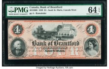 Canada Sault St. Marie, CW- Bank of Brantford $4 1.11.1859 Ch.# 40-12-06R Remainder PMG Choice Uncirculated 64 EPQ. 

HID09801242017

© 2020 Heritage ...
