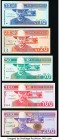 Same Serial Number Set 543 Namibia Bank of Namibia 10; 20; 50; 100; 200 Dollars ND (1993) Pick 1a; 2a; 3a; 5a; 10a Gem Uncirculated. 

HID09801242017
...