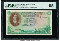 South Africa South African Reserve Bank 5 Pounds 16.11.1948 Pick 95 PMG Gem Uncirculated 65 EPQ. 

HID09801242017

© 2020 Heritage Auctions | All Righ...