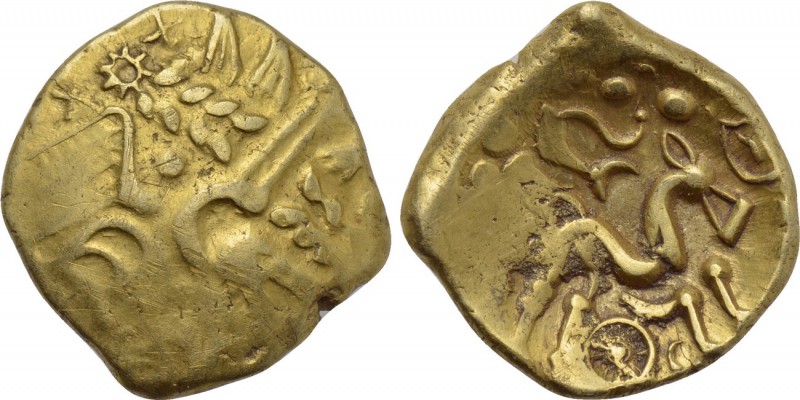 BRITAIN. Atrebates and Regni. Uninscribed. GOLD Stater (Circa 60-20 BC). "Selsey...