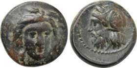 SICILY. Gela. Ae (Circa 339-310 BC).