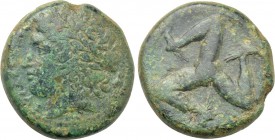 SICILY. Syracuse. Agathokles (as tyrant, 317-305 BC). Ae.