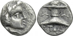 CIMMERIAN BOSPOROS. Pantikapaion. Diobol (Circa 200-150 BC).