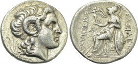 KINGS OF THRACE (Macedonian). Lysimachos (305-281 BC). Tetradrachm. Lysimacheia.