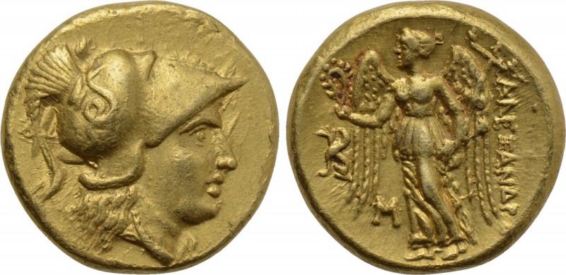 KINGS OF MACEDON. Alexander III 'the Great' (336-323 BC). GOLD Stater. 'Teos'. ...