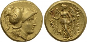 KINGS OF MACEDON. Alexander III 'the Great' (336-323 BC). GOLD Stater. 'Teos'.