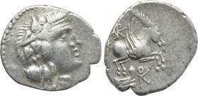 KORKYRA. Korkyra. Roman rule (Circa 229-48 BC). Didrachm.