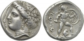 LOKRIS. Lokri Opuntii. Stater (Circa 370-360 BC).