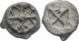 ATTICA. Athens. Obol (Circa 515-510 BC). "Wappenmünzen" type.
