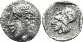ASIA MINOR. Uncertain. Tetartemorion (4th century BC).