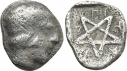 MYSIA. Pitane. Hemiobol (4th century BC).