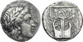 LESBOS. Mytilene. Hemidrachm or Triobol (Circa 350-250 BC).