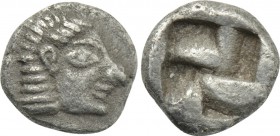 IONIA. Kolophon. Hemiobol (Late 6th century BC).