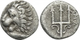 SATRAPS OF CARIA. Maussolos (Circa 377/6-353/2 BC). Hemiobol. Mylasa.
