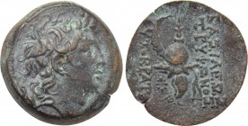 SELEUKID KINGDOM. Tryphon (142-138 BC). Ae. Antioch.