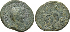 AEOLIS. Temnus. Augustus (27 BC-14 AD). Ae. Asinius Gallus, proconsul; Apollas, son of Phainios, magistrate.